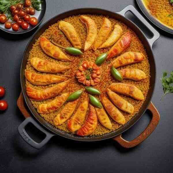 Паэлья с курицей